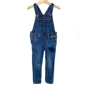 Gap Denim Blue Jean Overalls Toddler Girl Size 3 Years